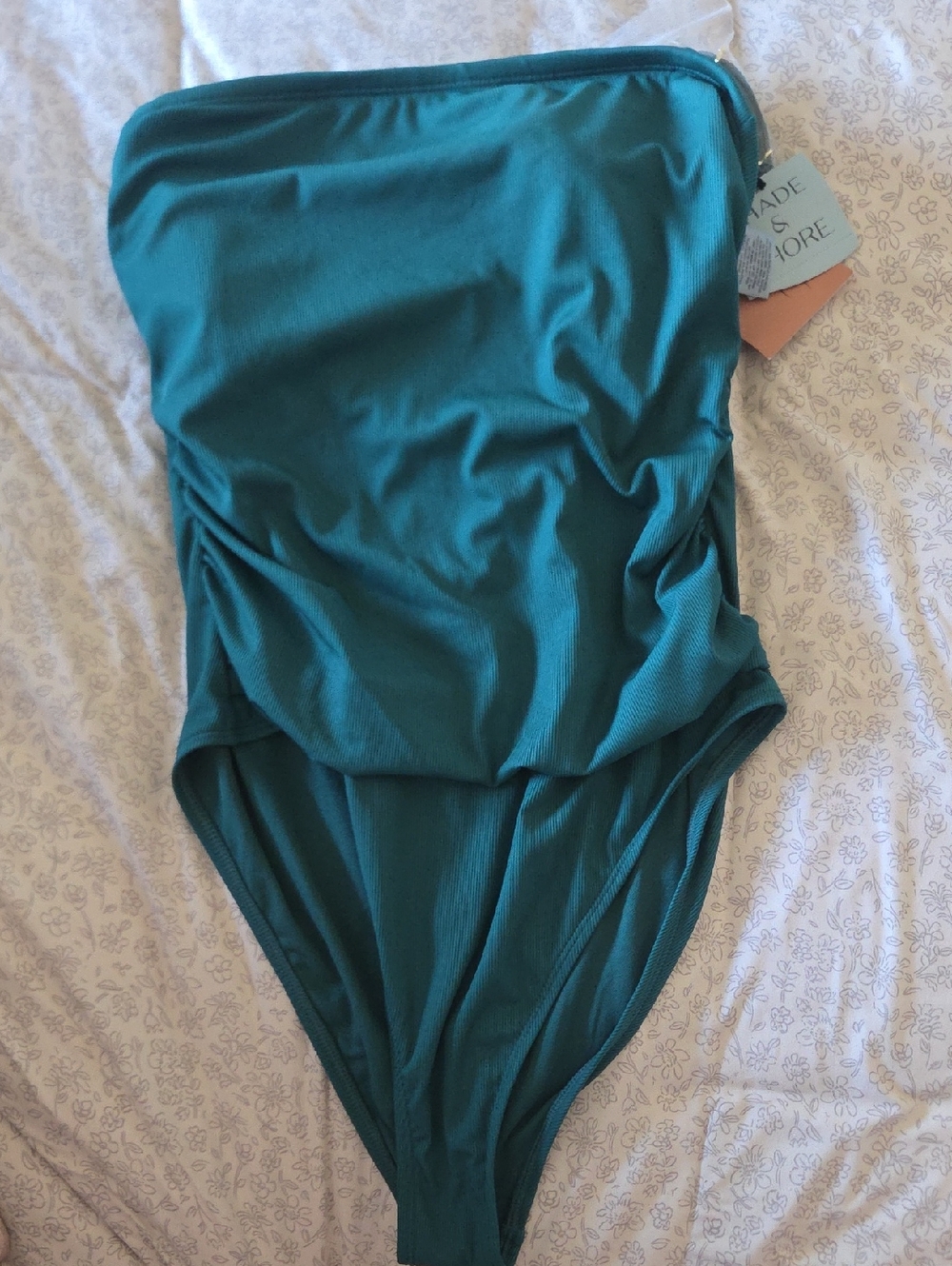 Shade & Shore Green One-Piece Swimsuit